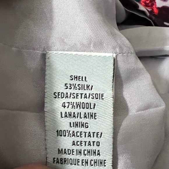 NWT - Tibi Strapless Floral Silk & Wool-blend Runway Dress - Size 0 - Picture 13 of 13